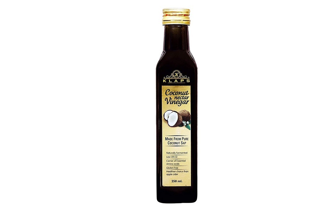 Klaps Coconut Nectar Vinegar    Plastic Bottle  250 millilitre